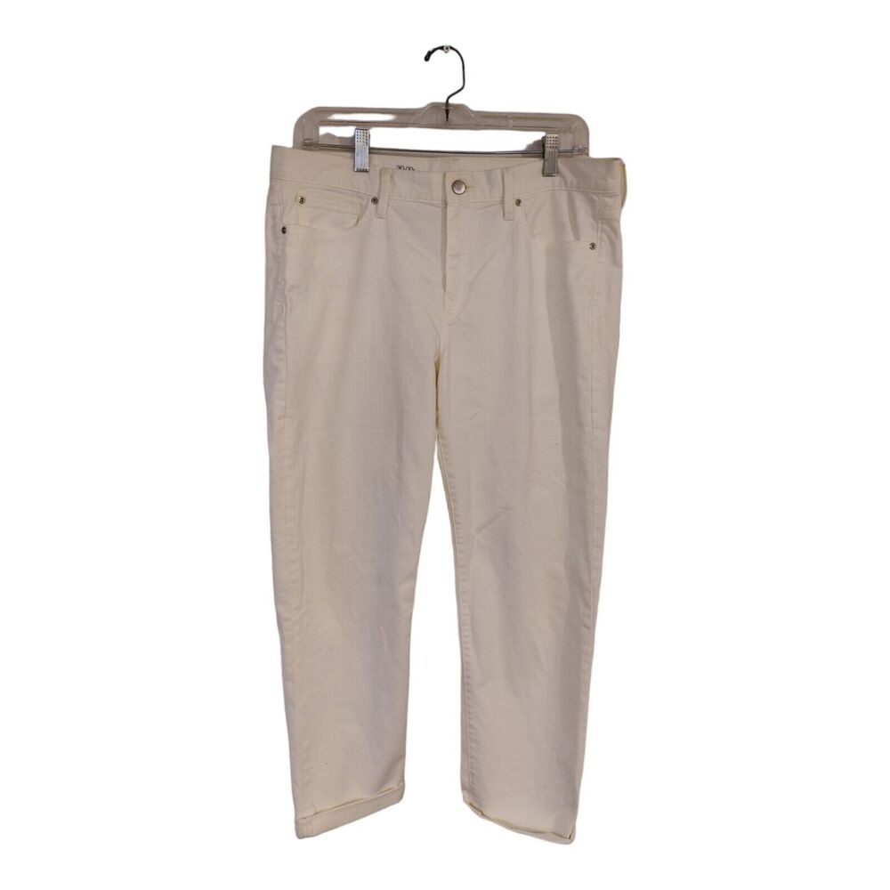 Gap Jeans Women's 10R White Boyfriend Relaxed Casual Denim comfy summer